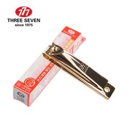 777（THREE SEVEN）指甲刀单个便携指甲剪成人家用指甲钳中号带锉修甲工具PN-626G镀14k金色（进口）