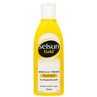 Selsun 去屑止痒洗发水 加强版 200ml 黄色 *2件