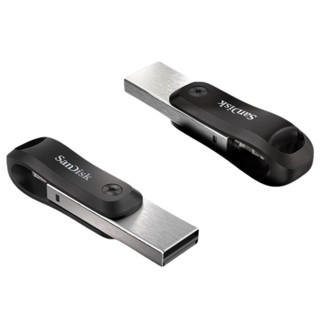 SanDisk 闪迪 欢欣i享系列 SDIX60N USB3.0 U盘 银黑色 128GB USB/苹果lightning接口