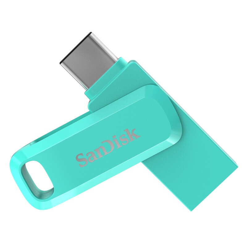 SanDisk 闪迪 高速至尊酷柔系列 SDDDC3-512G-Z46G USB 3.1 U盘 蓝色 512GB USB-A/Type-C双口