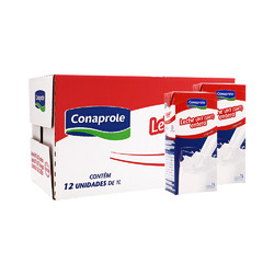 conaprole   科拿 全脂纯牛奶   1L*12盒 *4件