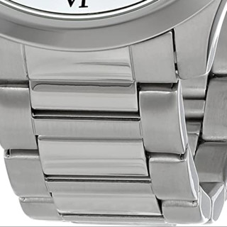 TIMEX 天美时 SL系列 T2N291AB 男士机械手表 42mm 白盘 银色不锈钢带 圆形