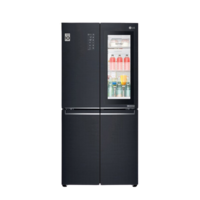 PLUS会员：LG 乐金 F520MC71 变频十字对开门冰箱