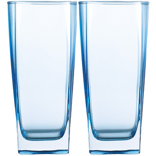 Luminarc 乐美雅 H5803 司太宁凝彩玻璃杯 6只装 330ml 冰蓝