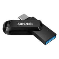 PLUS会员：SanDisk 闪迪 高速至尊酷柔系列 SDDDC3-256G-Z46 USB 3.1 U盘 黑色 256GB USB-A/Type-C双口