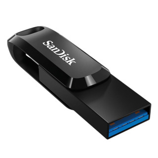 SanDisk 闪迪 高速至尊酷柔系列 SDDDC3-512G-Z46 USB 3.1 U盘 黑色 512GB USB-A/Type-C双口