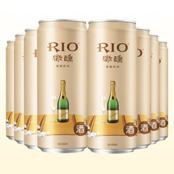 锐澳（RIO）洋酒 预调 鸡尾酒 果酒 微醺 美好生活系列 3度 香槟风味 330ml*8罐 *2件