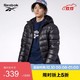  Reebok锐步官方男子秋冬加厚保暖中长款羽绒服 DY6007_黑色 A/L　