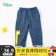迪士尼(Disney)童装 男童裤子仿牛仔休闲裤萌趣卡通长裤 深蓝 24个月/身高90cm *3件