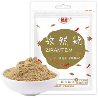 银京 香辛料 孜然粉50g 烧烤腌肉撒料炖肉厨房调味料 *2件