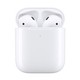百亿补贴：Apple 苹果 AirPods（二代）真无线蓝牙耳机 有线充电盒版
