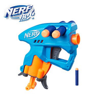 孩之宝(Hasbro)NERF热火 儿童户外软弹玩具枪 纳米发射器（蓝色）E0667 *8件