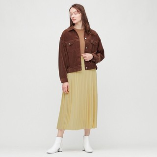 UNIQLO 优衣库女装 UQ429209667 女款褶长裙