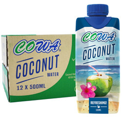 COWA  清甜椰子水 500ml*12瓶 *2件