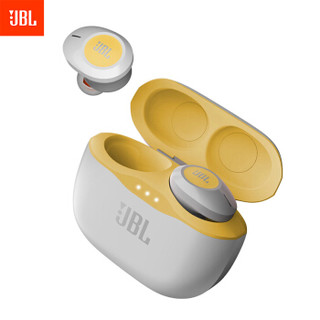 JBL TUNE120TWS 真无线蓝牙耳机 入耳式运动耳机 通用苹果华为小米安卓手机 双耳通话 浅黄白