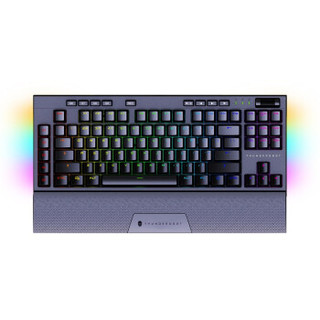雷神KL30无线机械键盘 双模式RGB背光键盘 游戏笔记本电脑专用吃鸡LOL CF键盘 92键无线青轴