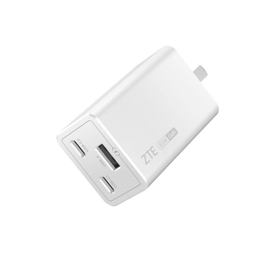 zte 中兴 65w gan氮化镓充电器