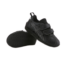 ASICS 亚瑟士 SUKU²系列 CORSAIR MINI SL(Ps) 儿童魔术贴休闲运动鞋 1144A003-001 黑色 33码