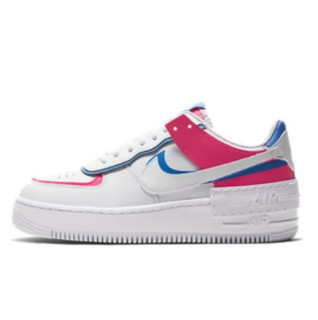 NIKE 耐克 Air Force 1 女士休闲运动鞋 CU3012-111 白/粉/蓝  37.5