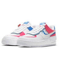 NIKE 耐克 Air Force 1 女士休闲运动鞋 CU3012-111 白/粉/蓝  37.5