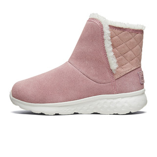 SKECHERS 斯凯奇 664054L/MVE 女童雪地靴 茱萸粉 28.5码