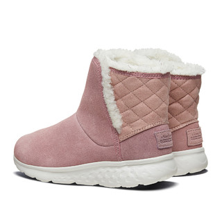 SKECHERS 斯凯奇 664054L/MVE 女童雪地靴 茱萸粉 28.5码