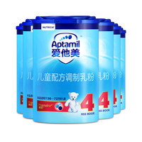 双12：Aptamil 爱他美 儿童配方奶粉 4段 800g 6罐装