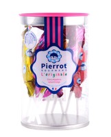 PIERROT GOURMAND 法国进口倍乐果休闲零食水果锥形棒棒糖儿童节礼物创意硬糖12支