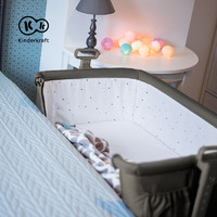 可可乐园 婴儿床拼接大床新生宝宝摇篮床小摇床中床便携式多功能bb床儿童
