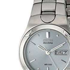 CITIZEN 西铁城 Corso系列 EW3030-50A 女士光动能手表 26mm 灰盘 银色不锈钢带 圆形