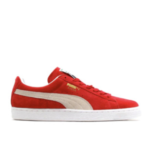 PUMA 彪马 Suede Classic 中性运动板鞋 352634-05 红/米色 42