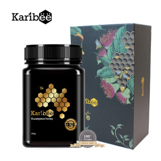 可瑞比 Karibee 澳洲原装进口百花桉树蜂蜜TA20+天然活性蜂蜜礼盒500g *3件