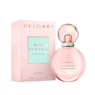 BVLGARI 宝格丽 GOLDEA系列香水套装 4件套(欢沁玫香香水EDP50ml+小样板1.5ml*2+香水5ml*2+玫香金漾身体乳40ml)