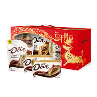 Dove/德芙丝滑牛奶巧克力588g新年春节礼盒休闲零食品糖果大礼包 *5件
