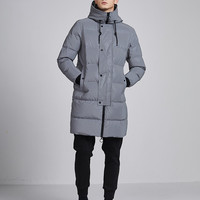 SELECTED 思莱德 419412582 男士反光连帽羽绒服