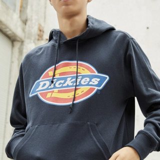 Dickies 帝客 中性棉质LOGO印花连帽长袖卫衣DK007060