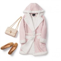 森马 Semir冬季新款宽松中长款外套加绒保暖仿麂皮绒少女港味风衣女 L 红白色调0161(宽松款介意可拍小一码)