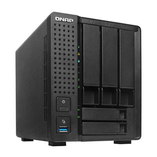 QNAP威联通TS551 双核心 5-bay NAS 分层分区存储 4K影像输出