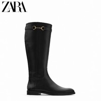 ZARA 13885610040  女士平底高筒靴