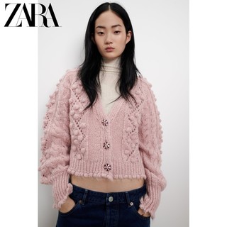 ZARA 05802127644 女士珠宝纽扣饰针织衫