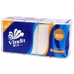 维达（Vinda） 卷纸 超韧三层100g*10卷 无芯卷纸 卫生纸巾