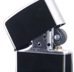 ZIPPO 之宝 黑冰系列 150ZL 黑冰打火机 黑色