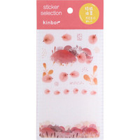 凑单品：kinbor DTB66122 手帐本和纸贴画 手账本装饰贴纸 红树林团子鸟 