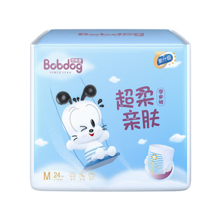 BoBDoG 巴布豆 超柔亲肤系列 拉拉裤 M24片*6包