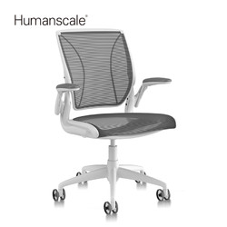 Humanscale优门设World人体工学椅全网座垫办公椅子白色框电脑椅
