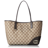GUCCI 古驰 女士手提托特包 169946 KQWFG 9643 棕色 中号