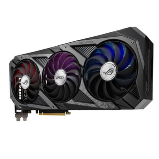 ROG 玩家国度 STRIX RTX 3060Ti O8G GAMING 巨齿鲨 显卡 8GB 黑色