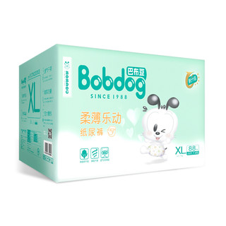 BoBDoG 巴布豆 柔薄乐动系列 纸尿裤 XL22片*4包