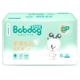 BoBDoG 巴布豆 柔薄乐动系列 纸尿裤 XL22片*4包