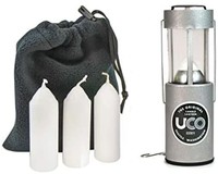 UCO Original 铝合金款带 防风蜡烛灯 3支蜡烛和储物袋